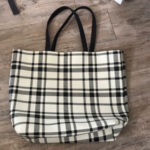 Plaid tote